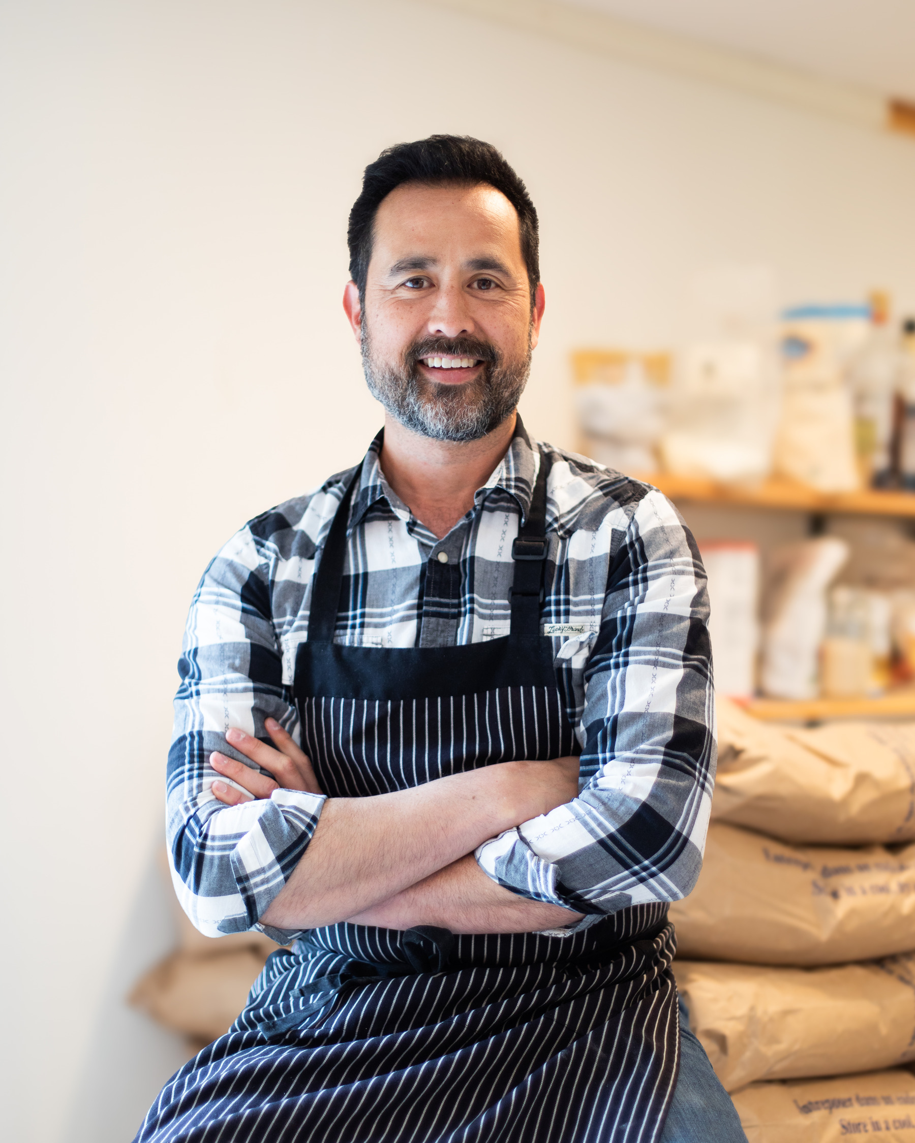 Matt Horwitz-Lee, baker and owner of The Good Loaf, in the bakehouse